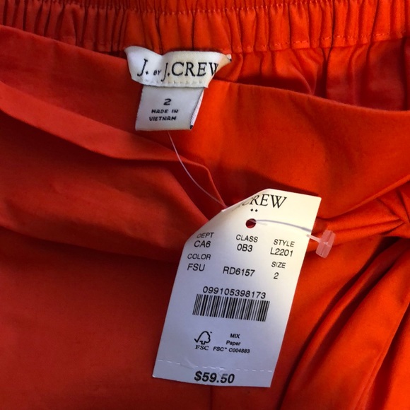 J crew orange shorts - Picture 2 of 4